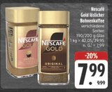 Gold löslicher Bohnenkaffee Original im Angebot bei E center in Bamberg Gold löslicher Bohnenkaffee Original Angebote von Nescafé bei E center Bamberg für 7,99 €