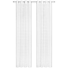 Aktuelles ÖSENSCHAL RUTIG transparent 135/245 cm Angebot bei XXXLutz Möbelhäuser in Nürnberg ab 14,99 €