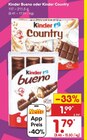 Netto Marken-Discount Coswig - Kinder Bueno oder Kinder Country Angebot im Prospekt Kinder Bueno oder Kinder Country bei Netto Marken-Discount im Coswig Prospekt für 1,79 €