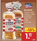 Sandwich Angebote von American Style bei Netto Marken-Discount Schweinfurt für 1,11 €