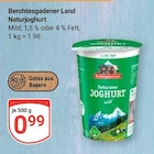 Naturjoghurt im Angebot bei GLOBUS in Amberg Naturjoghurt Angebote von Berchtesgadener Land bei GLOBUS Amberg für 0,99 €