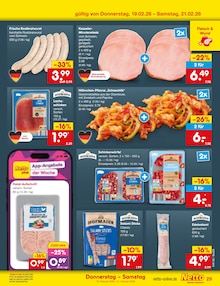 Grillwurst Angebot im Netto Marken-Discount Prospekt, gültig von 16.02.2026 bis 21.02.2026 Grillwurst Angebot im aktuellen Netto Marken-Discount Prospekt auf Seite 43