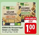 Knusperriegel Sesam oder Nussmix bei E center im Markdorf Prospekt für 1,00 €