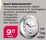 Quarz-Badezimmeruhr für 9,99 € bei Netto mit dem Scottie im Angebot Quarz-Badezimmeruhr im aktuellen Netto mit dem Scottie Prospekt
