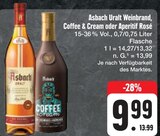 Asbach Uralt Weinbrand, Coffee & Cream oder Aperitif Rosé Angebote von Asbach bei E center Schwabach für 9,99 €