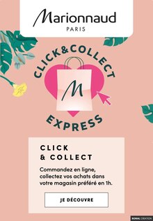 Prospectus Marionnaud en cours, "Click & Collect Express", 1 page