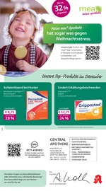 mea - meine apotheke Apotheken Prospekt der aktuellen Woche mit 4 Seiten, gültig von 01.12.2025 bis 31.12.2025, in Riedstadt und Umgebung Aktueller mea - meine apotheke Apotheken Prospekt in Riedstadt und Umgebung, "Unsere Dezember-Angebote" mit 4 Seiten, 01.12.2025 - 31.12.2025