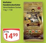 Hundetrockenfutter Wild Duck im Angebot bei GLOBUS in Erfurt Hundetrockenfutter Wild Duck Angebote von Wolfsblut bei GLOBUS Erfurt für 14,99 €
