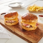 2 burgers au bacon - MIX BUFFET en promo chez Carrefour Market 2 burgers au bacon - MIX BUFFET dans le catalogue Carrefour Market