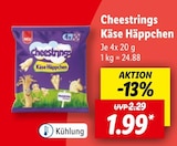 Käse Häppchen von Cheestrings im aktuellen Lidl Prospekt für 1,99 €