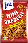 Knabberzeug im REWE Prospekt Mini-Brezeln von ja! im aktuellen REWE Prospekt für 0,89 €