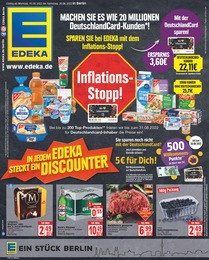 Aktueller EDEKA Supermärkte Prospekt EDEKA Prospekt mit 16 Seiten