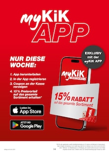 Reisetasche Angebot im KiK Prospekt, gültig von 28.04.2025 bis 09.05.2025 Reisetasche Angebot im aktuellen KiK Prospekt auf Seite 14