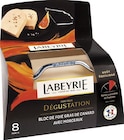 Bloc de Foie gras de canard avec morceaux Dégustation - LABEYRIE à 22,70 € dans le catalogue Géant Casino