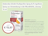 Dobendan Direkt Flurbiprofen Spray 8,75 mg/Dosis Spray zur Anwendung in der Mundhöhle, Lösung im aktuellen Prospekt bei LINDA Partnerapotheke in Reckenroth