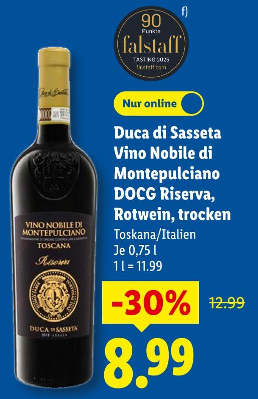 Vino Nobile di Montepulciano DOCG Riserva