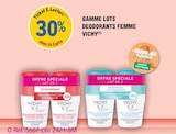 30% avec la Carte Ticket E.Leclerc sur la gamme lots déodorants femme Vichy - Vichy - E.Leclerc à Poitiers 30% avec la Carte Ticket E.Leclerc sur la gamme lots déodorants femme Vichy - Vichy en promo chez E.Leclerc Poitiers