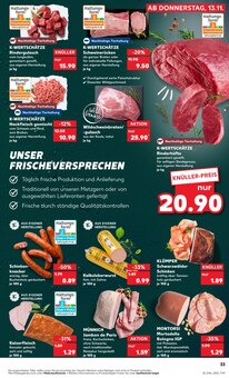 Mettwurst im Kaufland Prospekt "KNÜLLER" mit 62 Seiten (Frankfurt (Main))