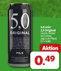 Pils im Angebot bei nah&frisch in Neustadt Pils Angebote von 5,0 Original bei nah&frisch Neustadt für 0,49 €
