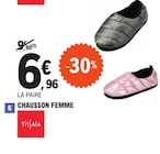 Chausson Femme - Tissaia dans le catalogue E.Leclerc