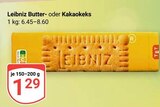 Butterkeks von Leibniz im aktuellen GLOBUS Prospekt