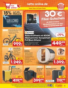 Bohrmaschine im Netto Marken-Discount Prospekt "Aktuelle Angebote" mit 63 Seiten (München)