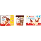 SUR TOUS LES BATÔNNETS, CÔNES ET POTS GLACÉS - KINDER en promo chez Carrefour Courbevoie
