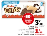 Kinder Cards en promo chez Super U Noisy-le-Grand à 1,85 €