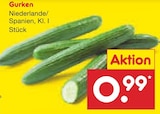 Gurken bei Netto Marken-Discount im Essen Prospekt für 0,99 €