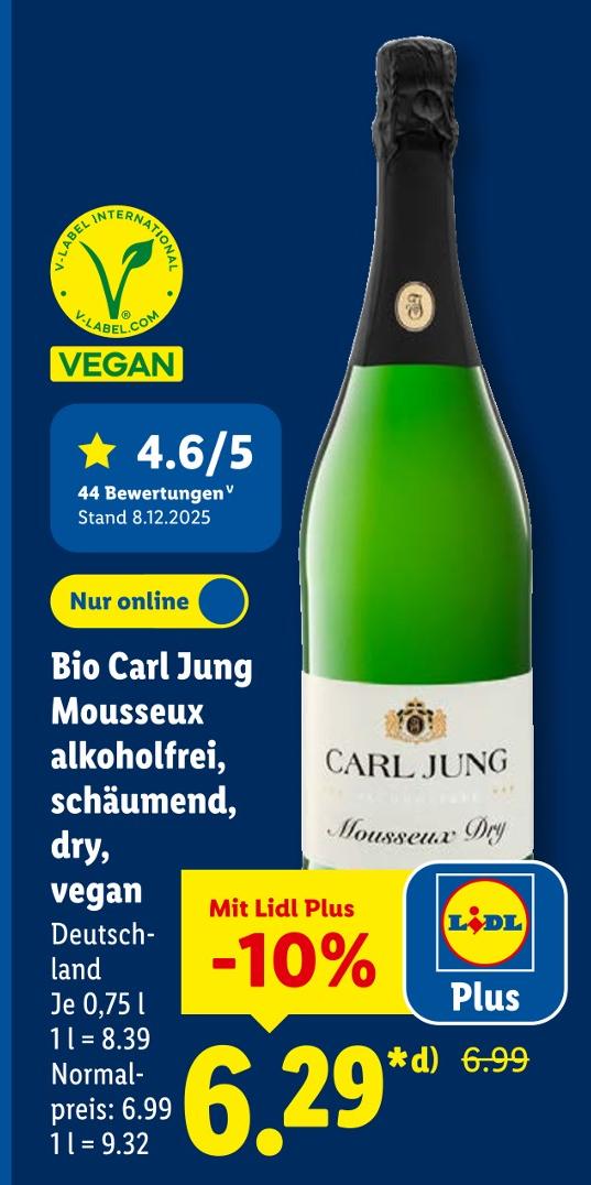 Bio Carl Jung Mousseux Dry