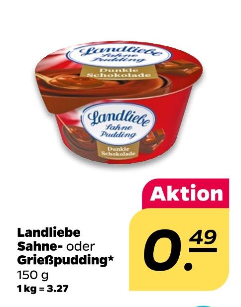 Sahne- oder Grießpudding