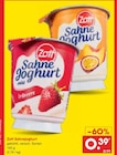 Sahnejoghurt Erdbeere im Angebot bei Netto Marken-Discount in Pirna Sahnejoghurt Erdbeere Angebote von Zott bei Netto Marken-Discount Pirna für 0,39 €
