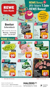 Aktueller REWE Schermbeck Prospekt "Dein Markt" mit 28 Seiten