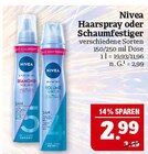 Haarspray oder Schaumfestiger Angebote von Nivea bei Marktkauf Erlangen für 2,99 €