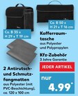 Kofferraumtasche oder 2 Antirutsch- und Schmutzfangmatten Angebote bei Kaufland Kempen für 4,99 €