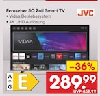 Fernseher 50 Zoll Smart TV im Netto Marken-Discount Prospekt Fernseher 50 Zoll Smart TV von JVC im aktuellen Netto Marken-Discount Prospekt für 289,99 €