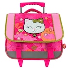 Cartable à roulettes Chat en promo chez Carrefour Aubervilliers à 21,90 €