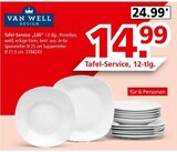 Tafel-Service „Lilli“ von Van Well im aktuellen Segmüller Prospekt für 14,99 €