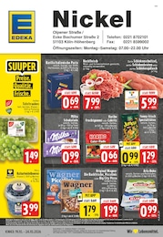 EDEKA Prospekt für Köln mit 28 Seiten EDEKA Prospekt "Aktuelle Angebote" für Köln, 28 Seiten, 19.10.2026 - 24.10.2026