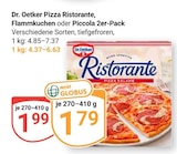 Pizza Ristorante Angebote von Dr. Oetker bei GLOBUS Braunschweig für 1,79 €