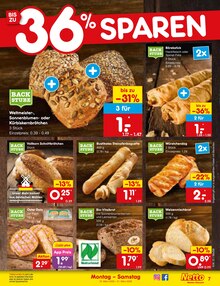 Brot im Netto Marken-Discount Prospekt "Aktuelle Angebote" mit 64 Seiten (Mainz)