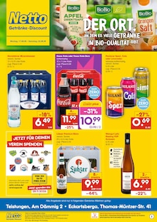 Netto Marken-Discount Prospekt DER ORT, AN DEM DU IMMER AUSGEZEICHNETE PREISE FINDEST. mit 2 Seiten