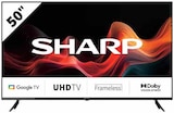 TV 50" UHD 4K GOOGLE TV - SHARP en promo chez Intermarché TV 50" UHD 4K GOOGLE TV - SHARP dans le catalogue Intermarché
