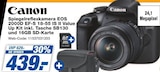 Spiegelreflexkamera EOS 2000D EF-S 18-55 IS II Value Up Kit bei expert im Prospekt "" für 439,00 €