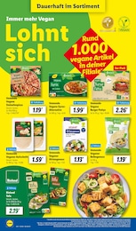 Vegane Lebensmittel Angebot im aktuellen Lidl Prospekt auf Seite 8