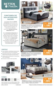 Bett im Opti-Wohnwelt Prospekt "Polster & Boxspring Aktionstage" mit 32 Seiten (Bremerhaven)