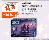 Exit-Puzzle Gold der Piraten von KOSMOS im aktuellen Müller Prospekt für 14,99 €