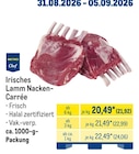 Irisches Lamm Nacken-Carrée im Angebot bei METRO in Dreieich Irisches Lamm Nacken-Carrée Angebote von METRO Chef bei METRO Dreieich für 21,92 €