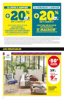 Prospectus Super U à Bletterans, "Le Blanc À PRIX BAS", 24 pages de promos valables du 17/12/2024 au 05/01/2025