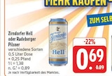 Hell im Angebot bei E center in Coburg Hell Angebote von Zindorfer bei E center Coburg für 0,69 €